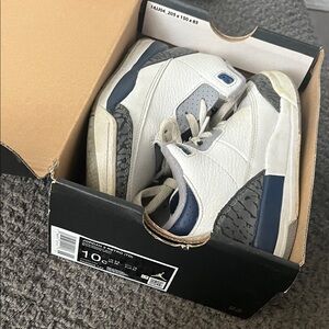 Jordan Kids Sneakers White and Blue